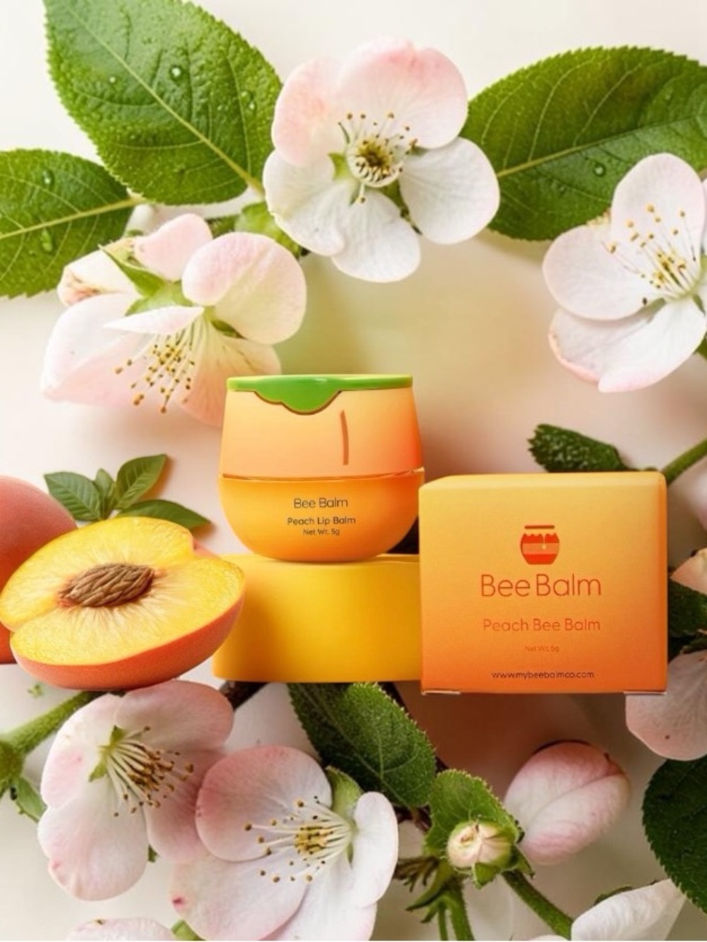 PEACH BEE BALM Lip balm TikTok Viral THE ORIGINAL NOT FROM TEMU